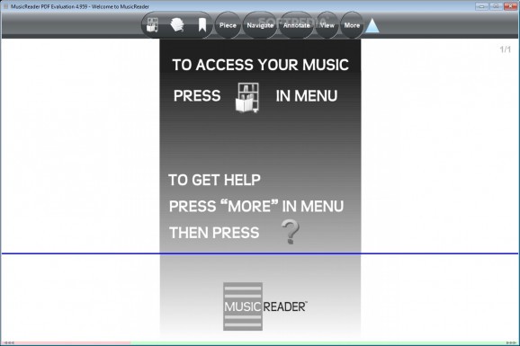 MusicReader screenshot