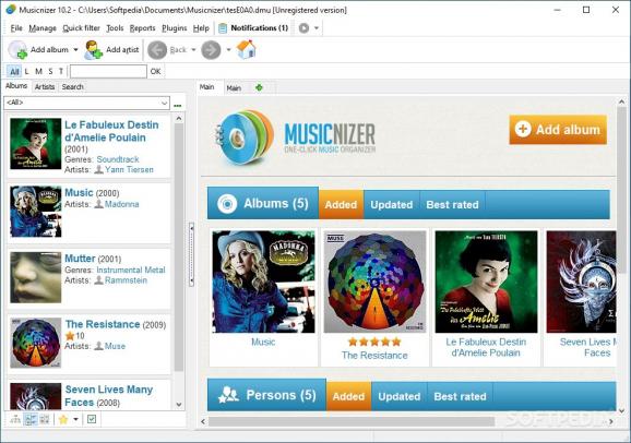 Musicnizer screenshot