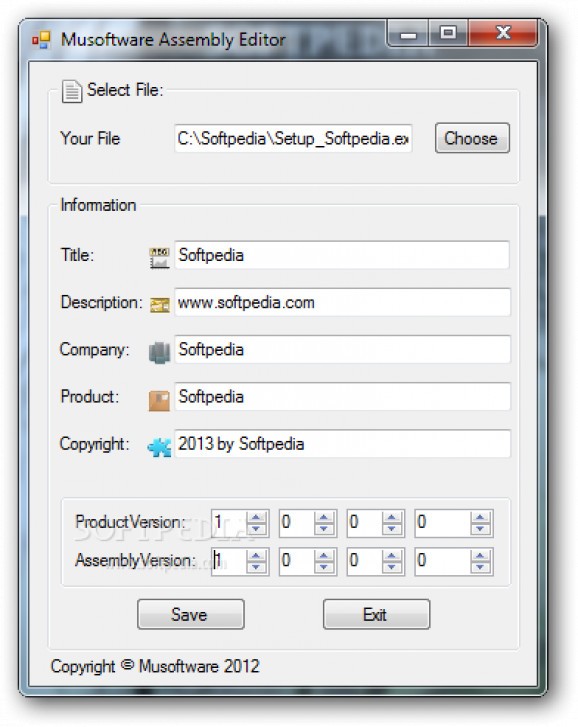 Musoftware Assembly Editor screenshot