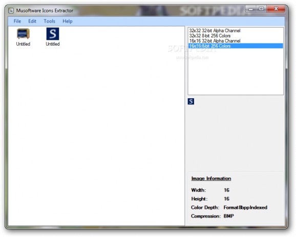 Musoftware Icons Extractor screenshot