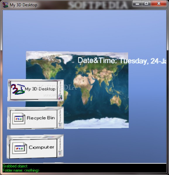 My 3D Desktop screenshot