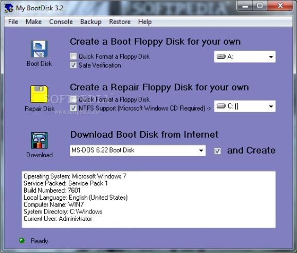 My BootDisk screenshot