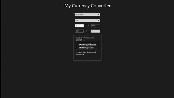 My Currency Converter screenshot