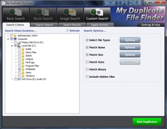 My Duplicate File Finder screenshot