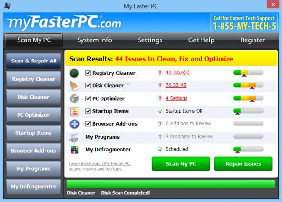 My Faster PC screenshot
