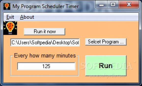 My Program Scheduler Timer screenshot