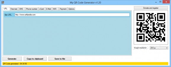 My QR Code Generator screenshot