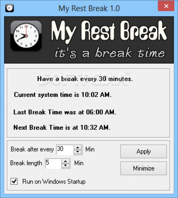 My Rest Break screenshot