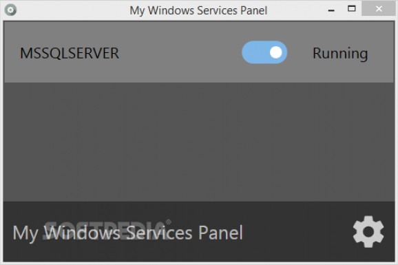 My Windows Services Panel screenshot