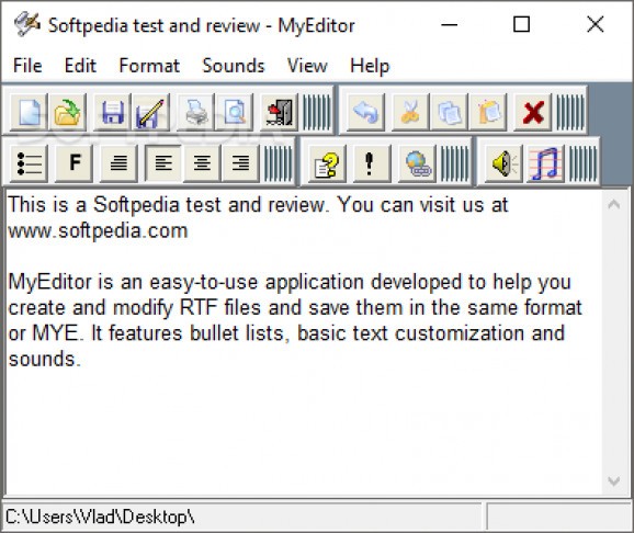 MyEditor screenshot
