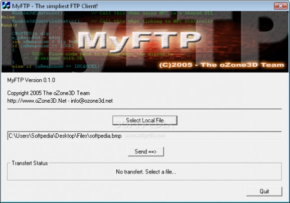 MyFTP screenshot
