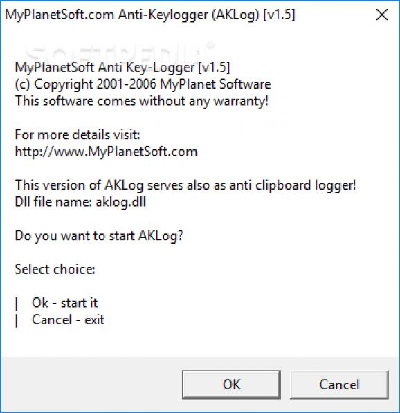 MyPlanetSoft Anti-Keylogger screenshot