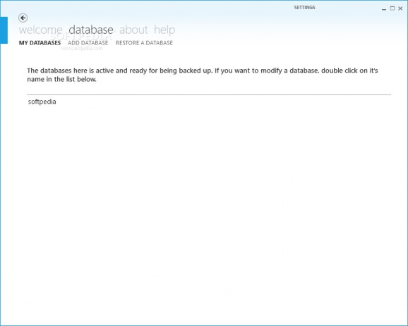 MySQL Backup Manager screenshot
