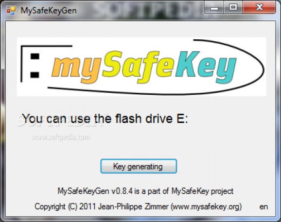 MySafeKeyGen screenshot