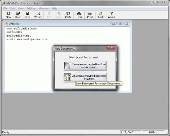 MySafePass Editor screenshot
