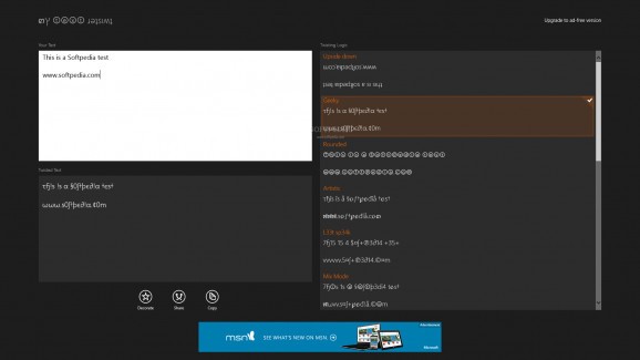 MyTextTwister for Windows 10/8.1 screenshot