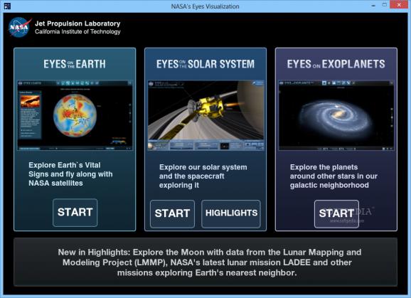 NASA's Eyes Visualization screenshot