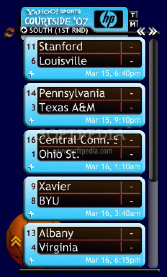NCAA Tournament Courtside screenshot