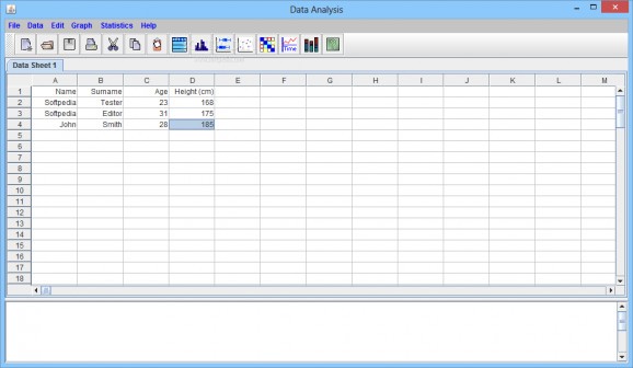 Data Analysis screenshot