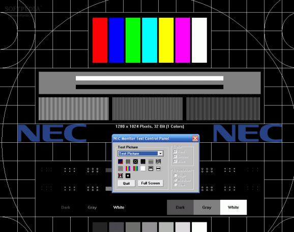 NEC Test Pattern Generator screenshot