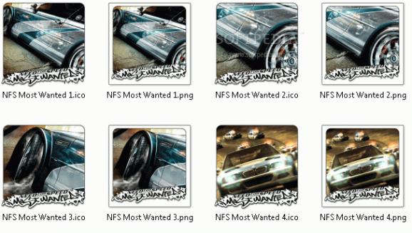 NFS Most Wanted Icon Pack screenshot