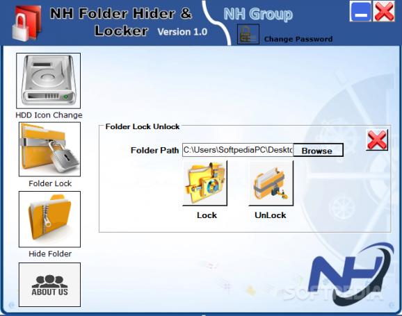 NH Folder Hider and Locker screenshot