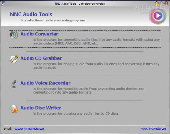 NNC Audio Tools Package screenshot