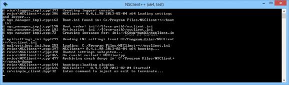 NSClient++ Portable screenshot