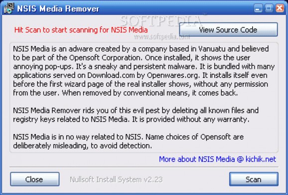 NSIS Media Remover screenshot