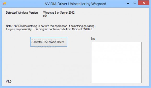 NVIDIA Driver Uninstaller screenshot