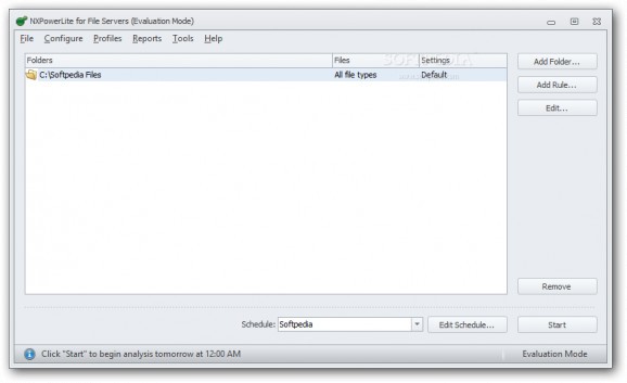 NXPowerLite for File Servers screenshot