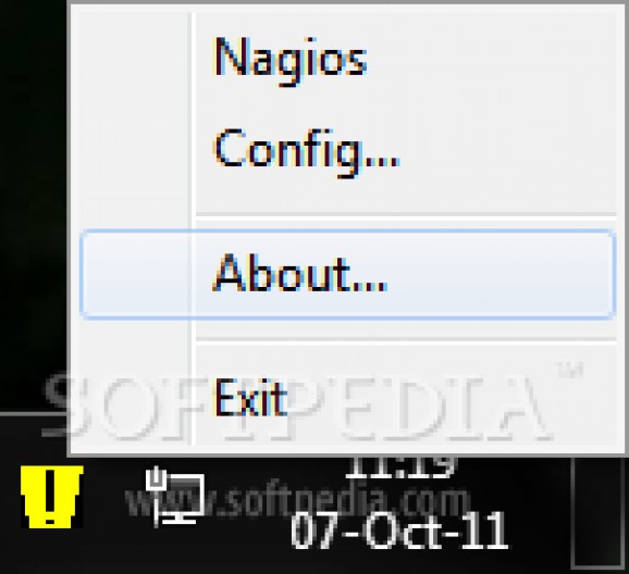 Nagios Tray Icon screenshot
