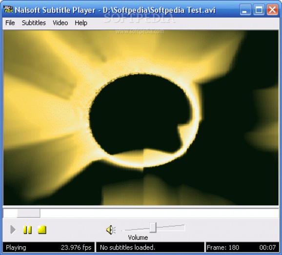 Nalsoft Subtitle Player screenshot
