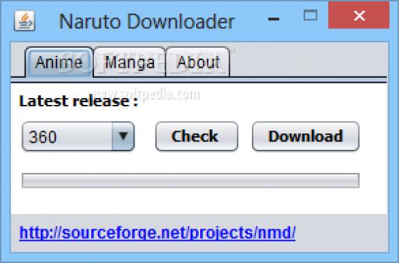 Naruto Downloader (formerly Naruto Manga Downloader) screenshot