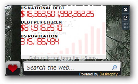 National Debt Clock screenshot