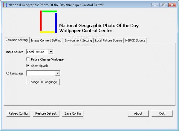 National Geoghraphic Picture of the Day Wallpaper Changer screenshot