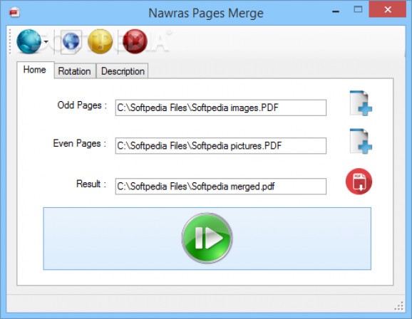 Nawras Pages Merge screenshot