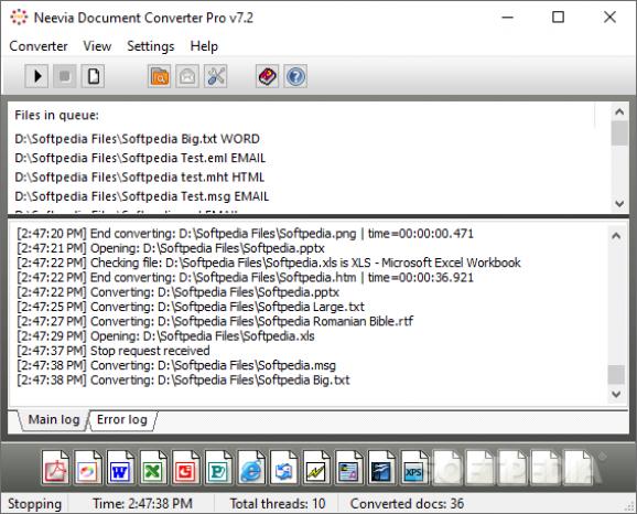 Neevia Document Converter Pro screenshot