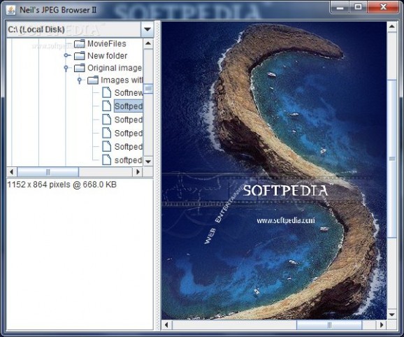 Neil's JPEG Browser II screenshot