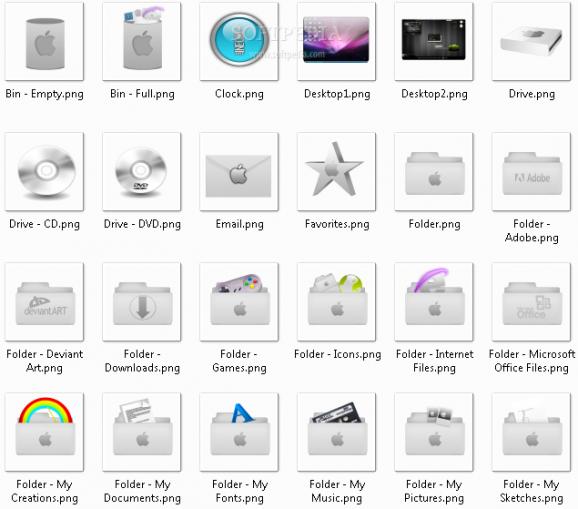 Neok ART Apple Icons Windows screenshot