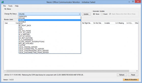 Neon: Office Communicator Monitor screenshot