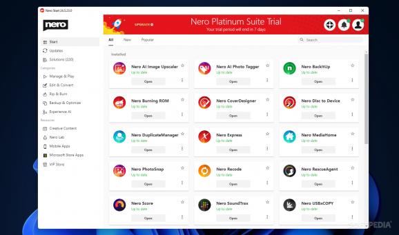 Nero Platinum screenshot