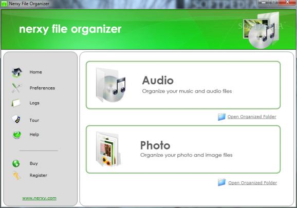 Nerxy File Organizer screenshot