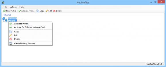Net Profiles screenshot