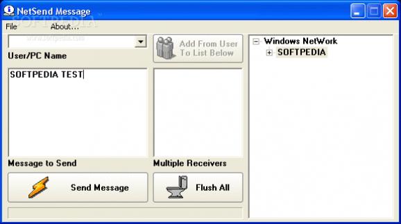 Net Send Message screenshot