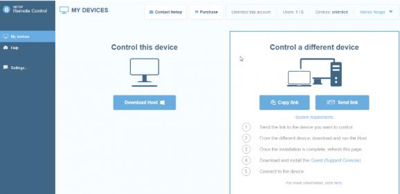 NetOp Remote Control screenshot