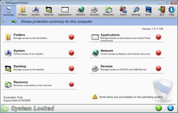 NetSupport Protect screenshot