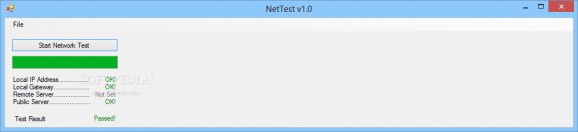 NetTest screenshot