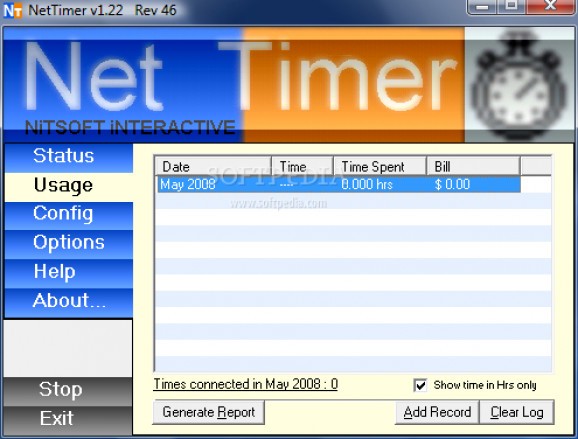 NetTimer screenshot