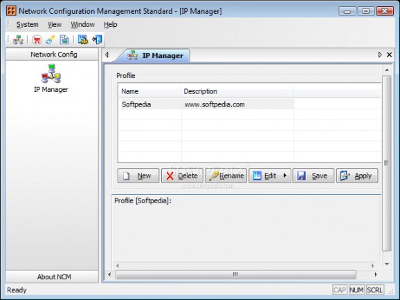 Network Configuration Management STD screenshot